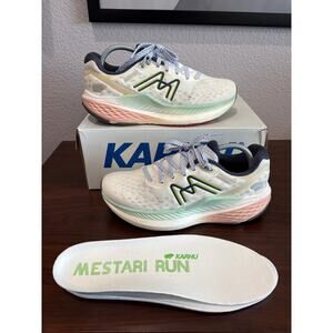 Karhu Women's Mestari Run Shoes Mystic Blue Dusty Pink size 9.5 F205001